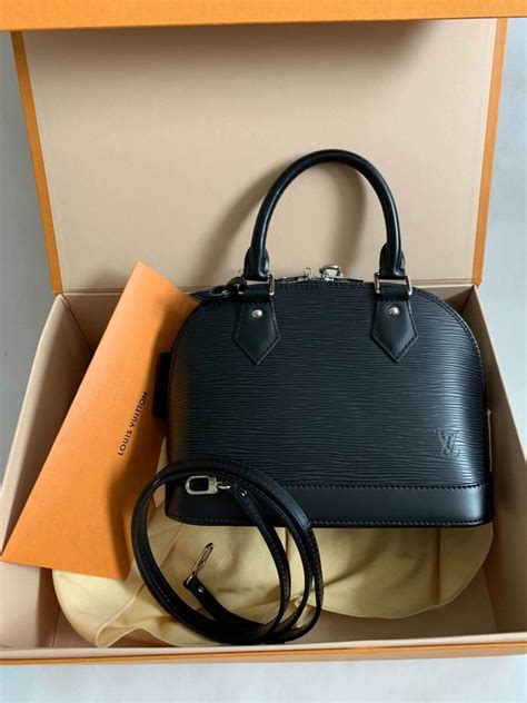 louis vuitton alma pm epi leather|louis vuitton alma bb black.